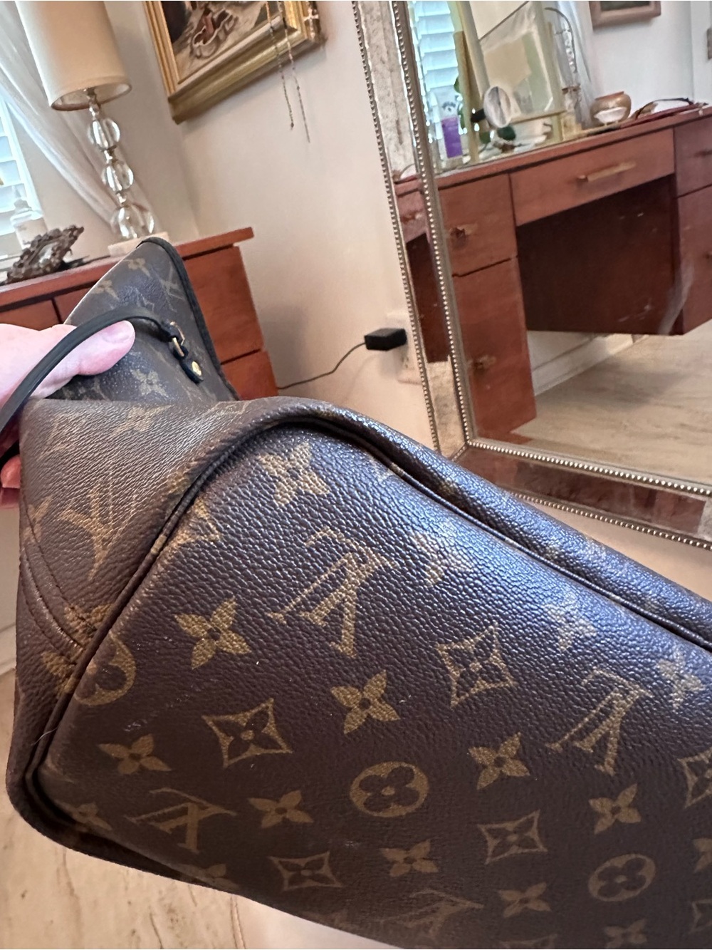 Louis Vuitton Brown Monogram World Tour Neverfull MM tote - Picture 11 of 16